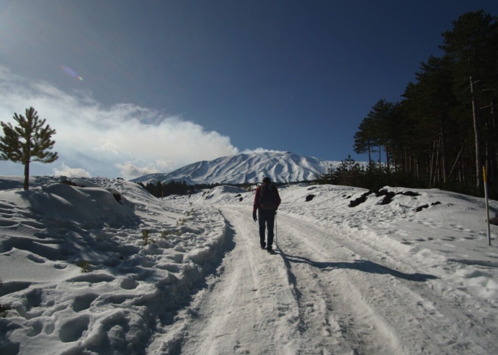 Trekking invernale Etna NORD